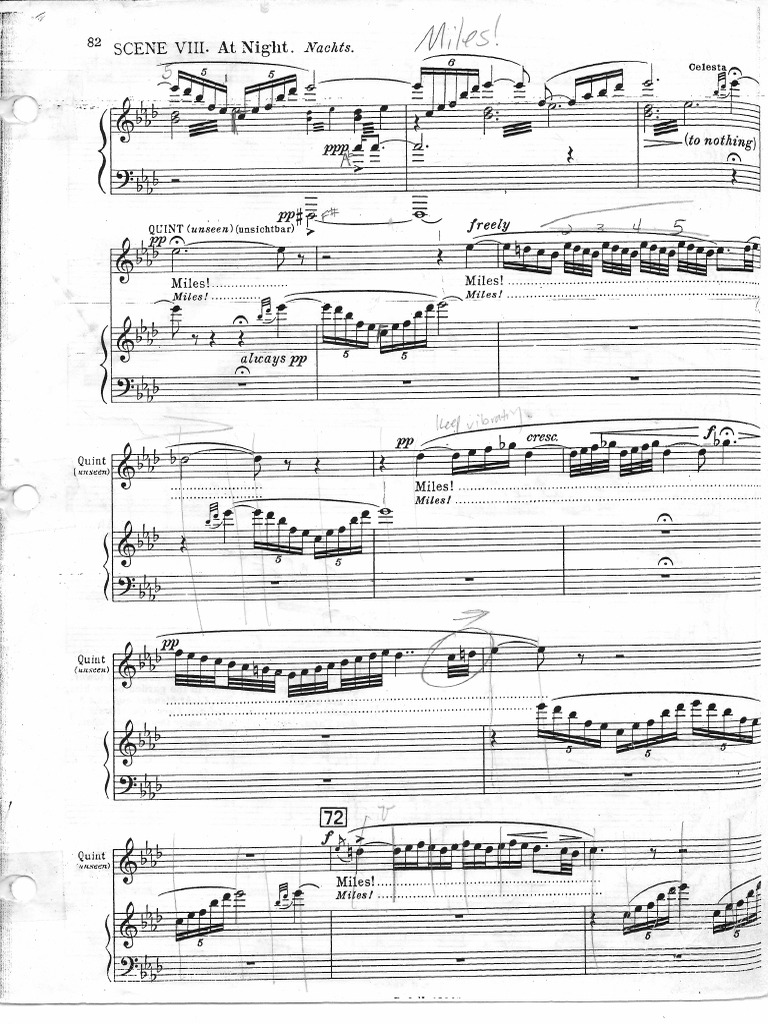 The Turn of the Screw 楽譜 Miles - Britten - Turn of The Screw | PDF | Language Arts