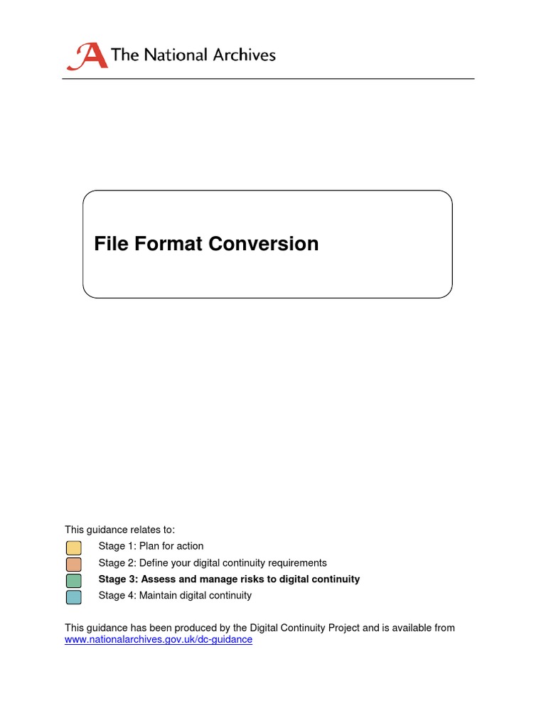 Format Conversion | PDF | File Format | Metadata
