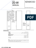 2-WAY SPEAKER SERVICE MANUAL