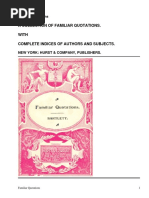 Download Familiar Quotations by Various by Gutenbergorg SN2351945 doc pdf
