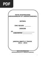 Perjanjian Kerjasama Outsource
