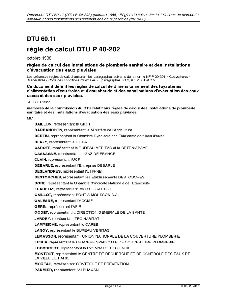 Dtu 242 Pdf Gratuit