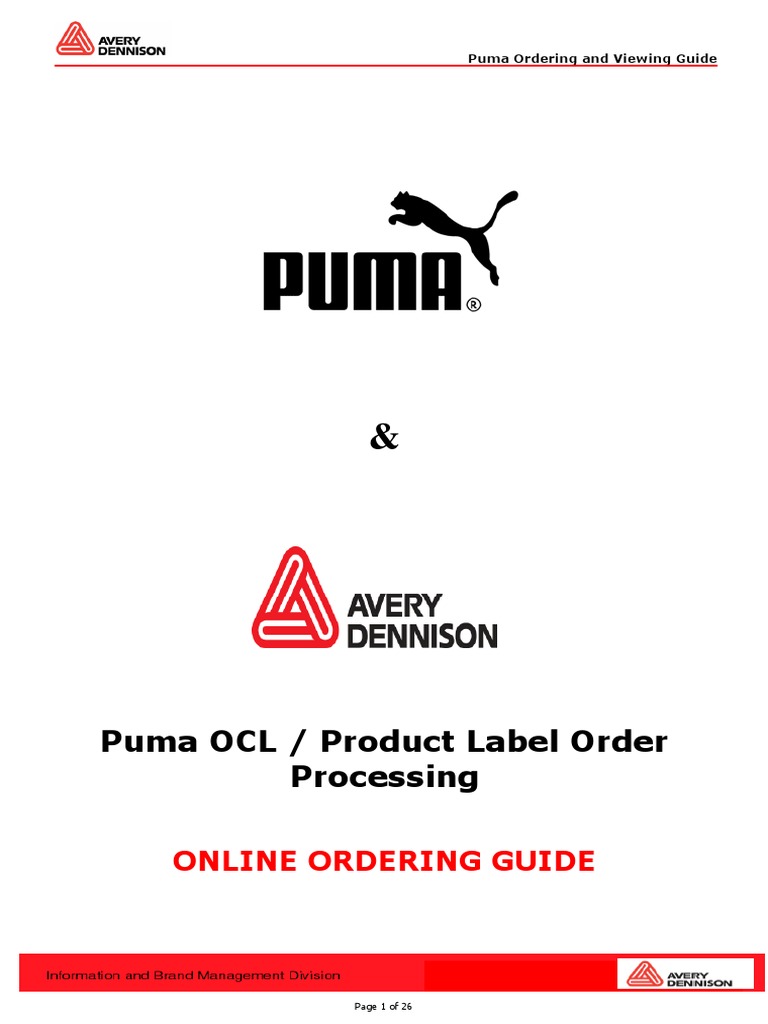puma order