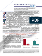 Boletin sobre Seguridad Ciudadana 2011