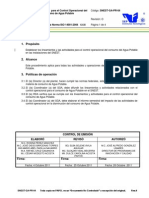 Proc Operacional Consumo de Agua Snest Sga PR 04