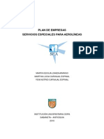 Plan de Empresas Servicios Especiales para Aerolineas