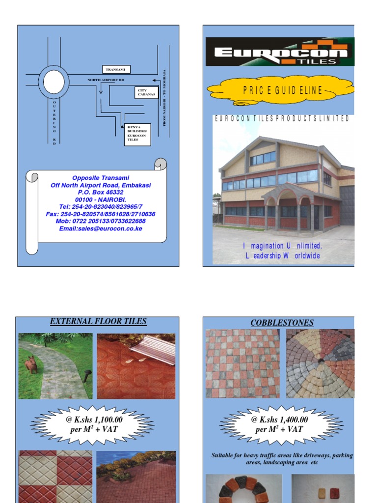 Price Guideline Eurocon Tiles Products Limited PDF