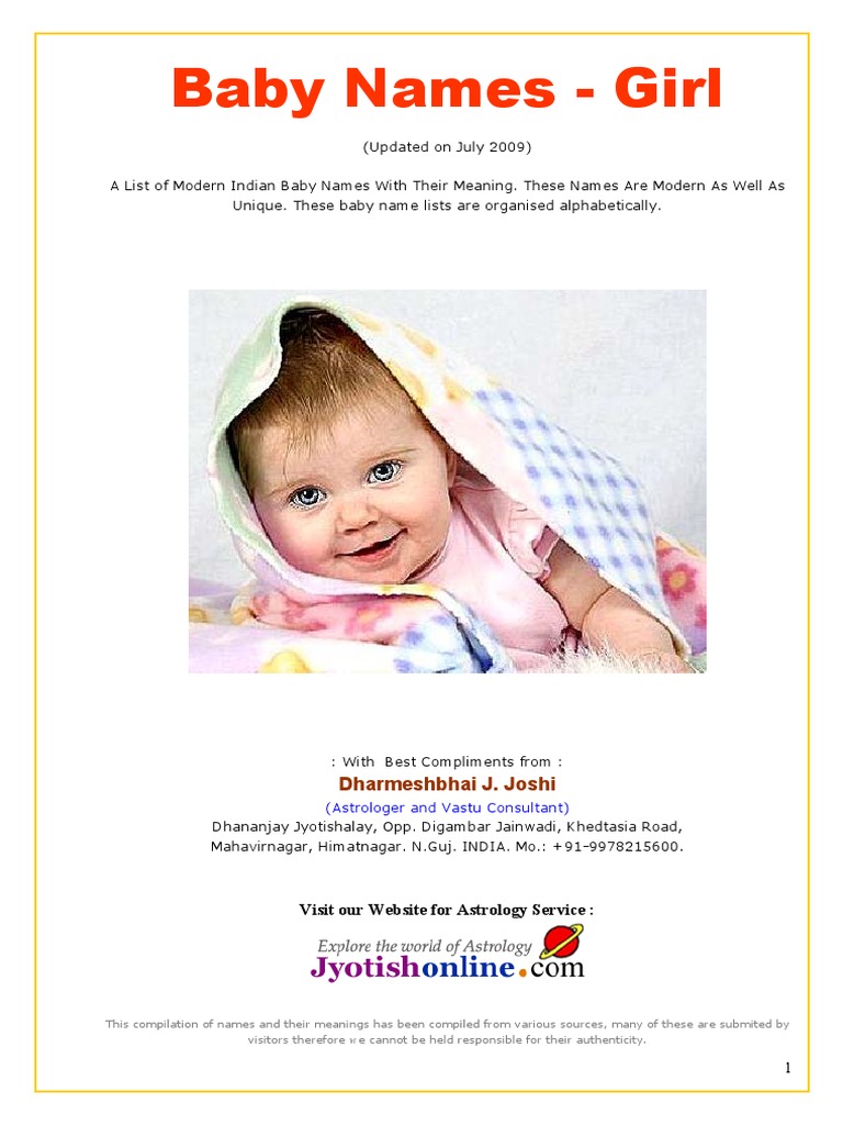 Girl Baby Names Devi Goddess