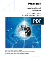 KX-TDE100 KX-TDE200/KX-TDE600: Operating Manual