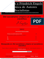 Engels, F. - Del Socialismo Utópico Al Socialismo Científico