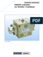 DENISON Lokomec D201 Flow Divider / Combiner: Back To Content Ordering Code