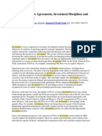 Preferential Trade Agreements, Investment Disciplines and Investment Flows