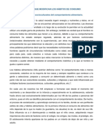 Factores que modifican los h+ábitos de consumo