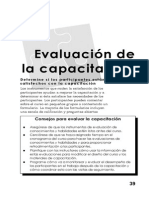 Evaluacion de La Capacitacion