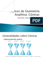 Tópicos de Geometría Analítica