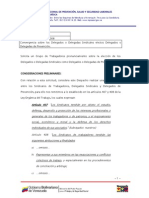 Dictamen Delegados Sindicales Electos Delegados Prevencion