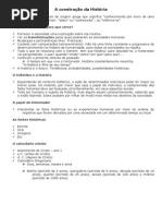 A Construção Da História