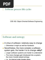 Software Process Life Cycles: CSE 432: Object-Oriented Software Engineering