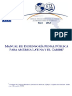 34.- Manual de Defensor�a Penal P�blica para Am�rica Latina y el Caribe - Centro de Estudios de J