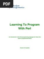 Learning To Program With Perl OpenLibra