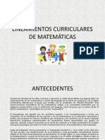 Lineamientos Curriculares de Matemáticas