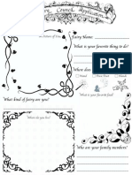PDF Fairy Character Sheet