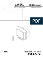 Service Manual: Trinitron Color TV