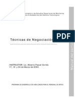 Tecnicas de Negociacion