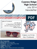 July 2014 Newsletter