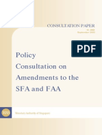 SFA FAA PhaseII Policy Consultation