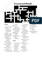 HR Crossword Puzzle: Across