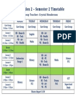 89c Timetable