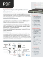 Fortiswitch: High Performance Gigabit and 10 Gigabit Ethernet Switches