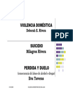 Violencia Doméstica - Suicidio