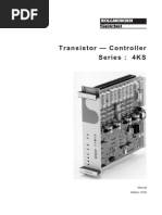 Transistor - Controller Series: 4KS: Manual Edition 10/00