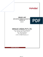 Minilec (India) PVT - LTD.: Price List