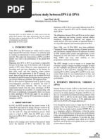 Comparison Study Between IPV4 & IPV6: Amer Nizar Abu Ali
