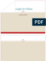 Google in China: Case Study