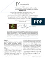 Peloruside B, A Potent Antitumor Macrolide From The New Zealand Marine Sponge Mycale Hentscheli: Isolation, Structure, Total Synthesis, and Bioactivity