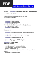 Mail Server Installation