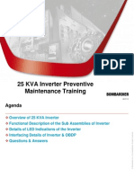 25 KVA Inverter Preventive Maintenance Training