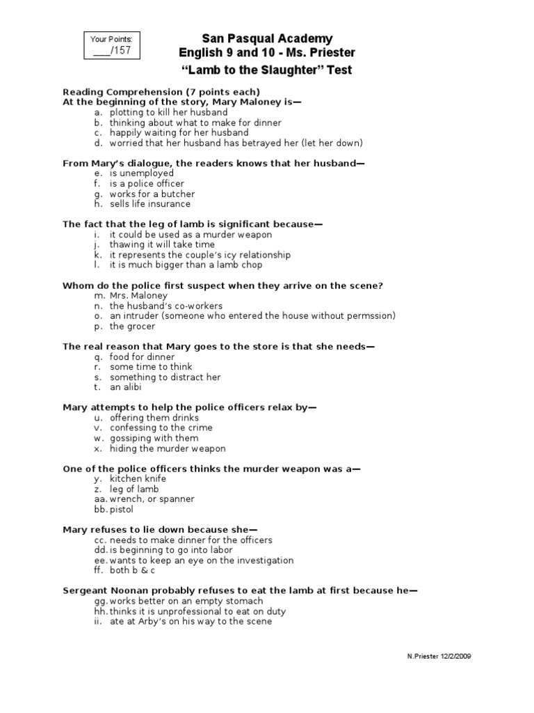 Eng07 Lamb Test