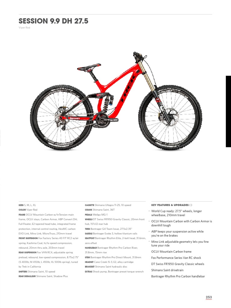 Trek Session 9.9 DH 27.5 Overview | PDF | History