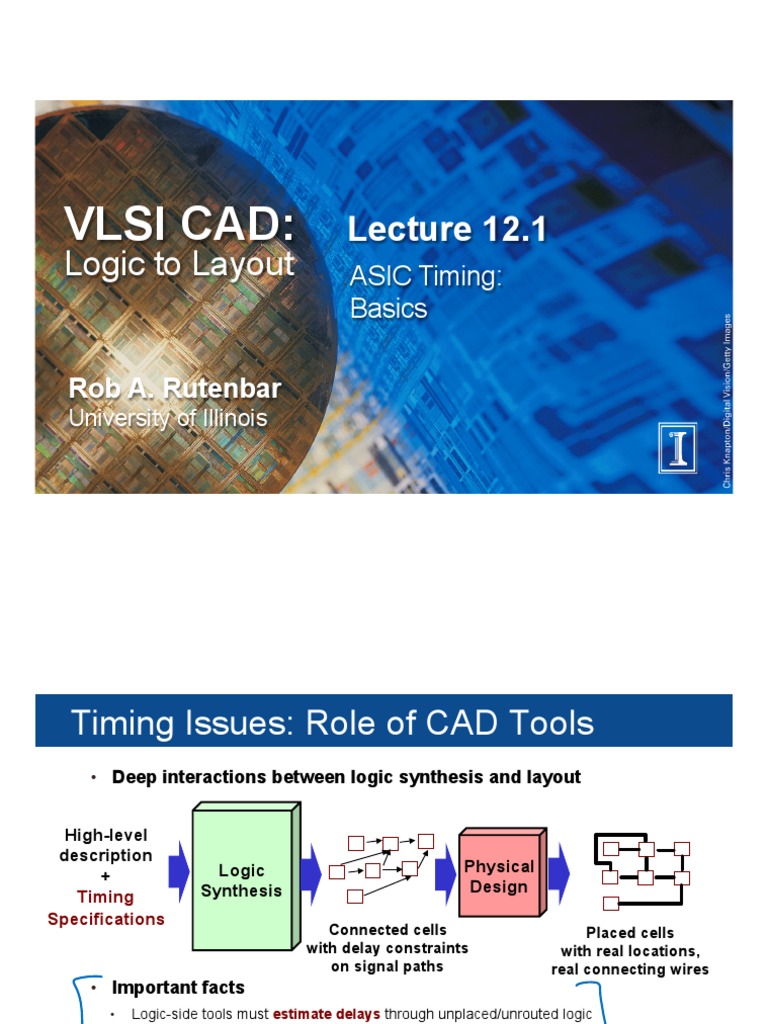 12 Vlsicad Timing | PDF | Electronic Circuits | Electrical Circuits