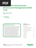 Classification of Data Center Infrastructure Management (DCIM) Tools