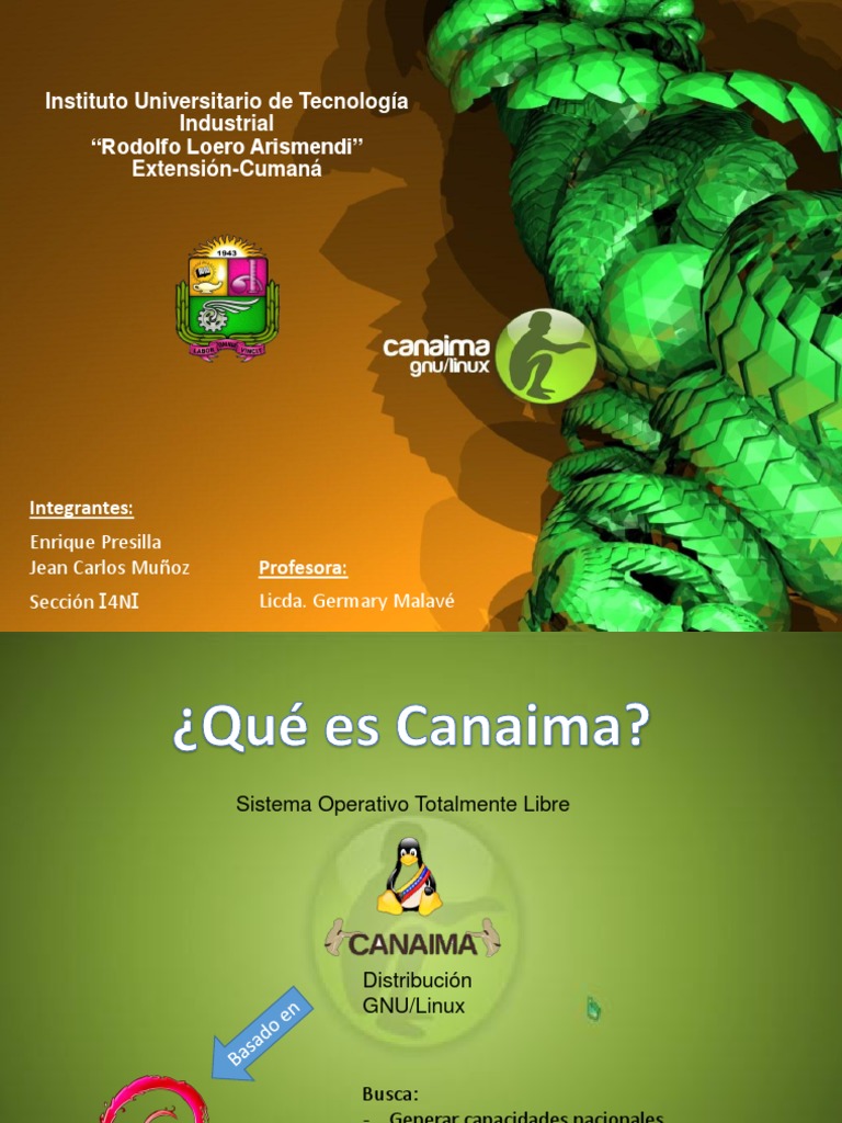 Canaima GNU/Linux: Software Libre en Venezuela | PDF | Software libre ...