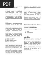 Download The 4 Metaparadigms in Nursing as Defined by Patricia Benner by Preiyanne Kaye Syjongtian RN SN235287306 doc pdf