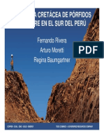 La Franja Cretácea de Pórfidos de Cobre en El Sur Del Perú