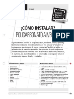 Como Instalar Policarbonato Alveolar