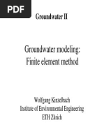 Groundwater Modeling: Finite Element Method